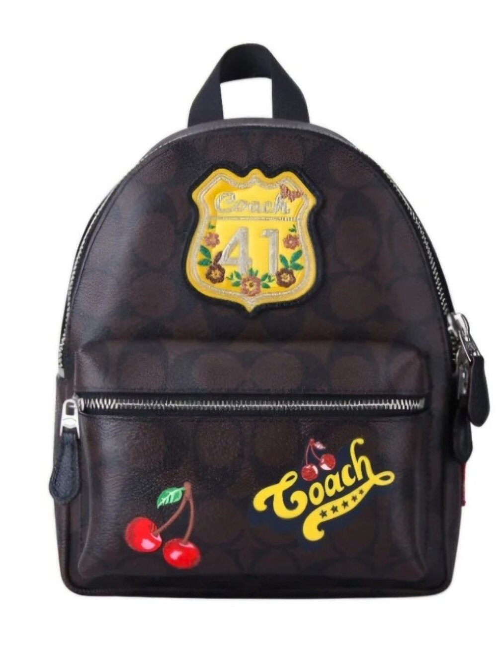 Coach Charlie miniature signature backpack, excellent condition